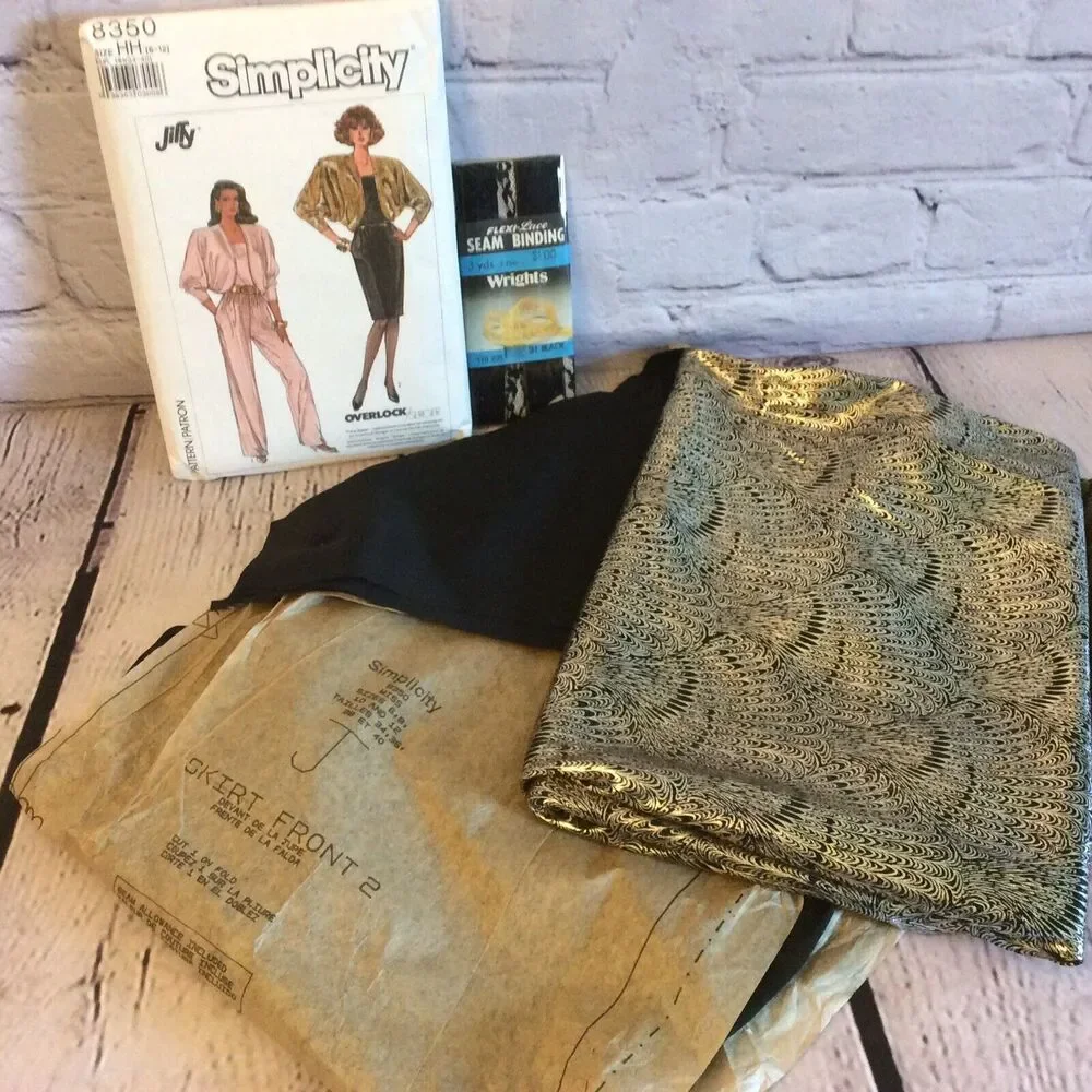 Simplicity Pattern #8350 Incomplete Sewing Project Women’s Dress Size 12 Short